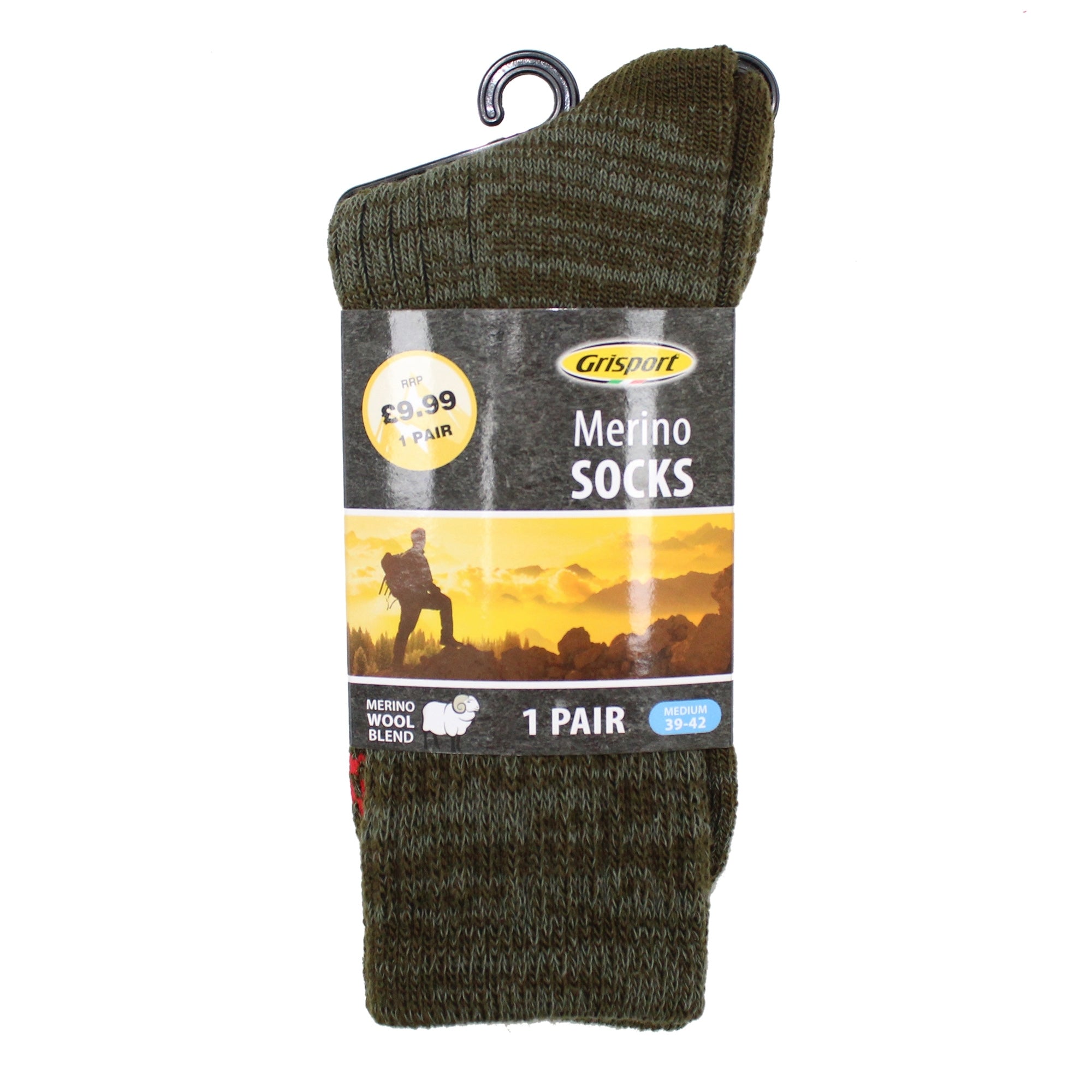 Grisport Merino Wool (Single Pair Socks) GREEN
