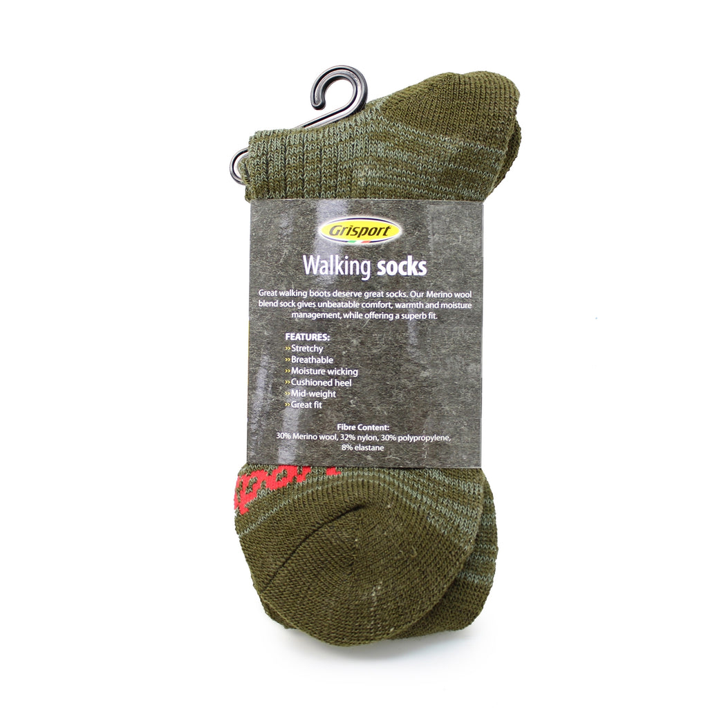Grisport Merino Wool (Single Pair Socks) GREEN