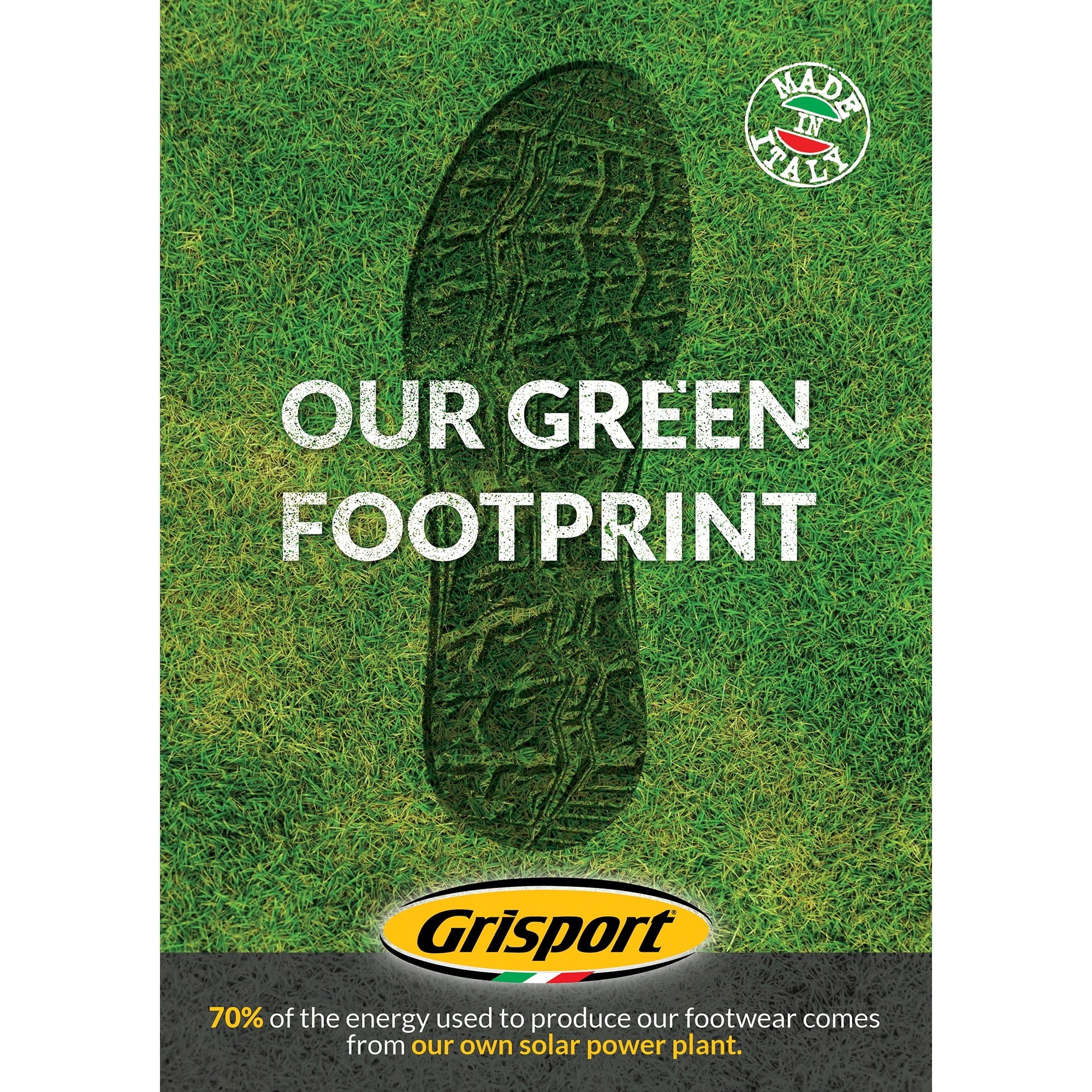 A4 Green Footprint Showcard