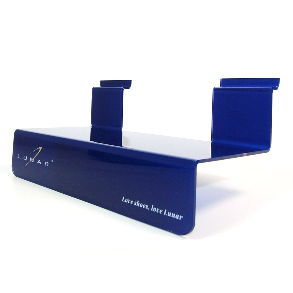 Lunar Blue Slat Wall Shelf