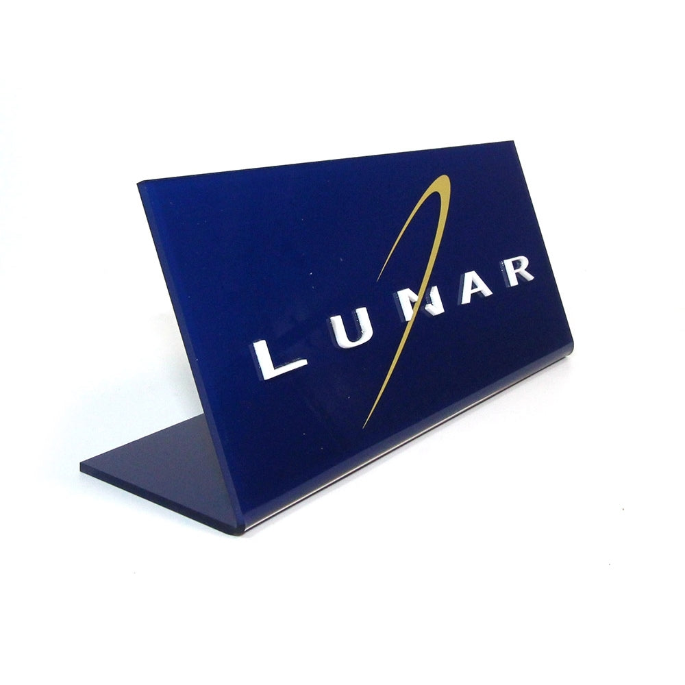 Lunar 3D Embossed Logo Stand