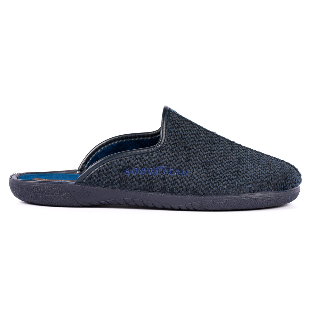 Doom Navy Goodyear Mule Slipper