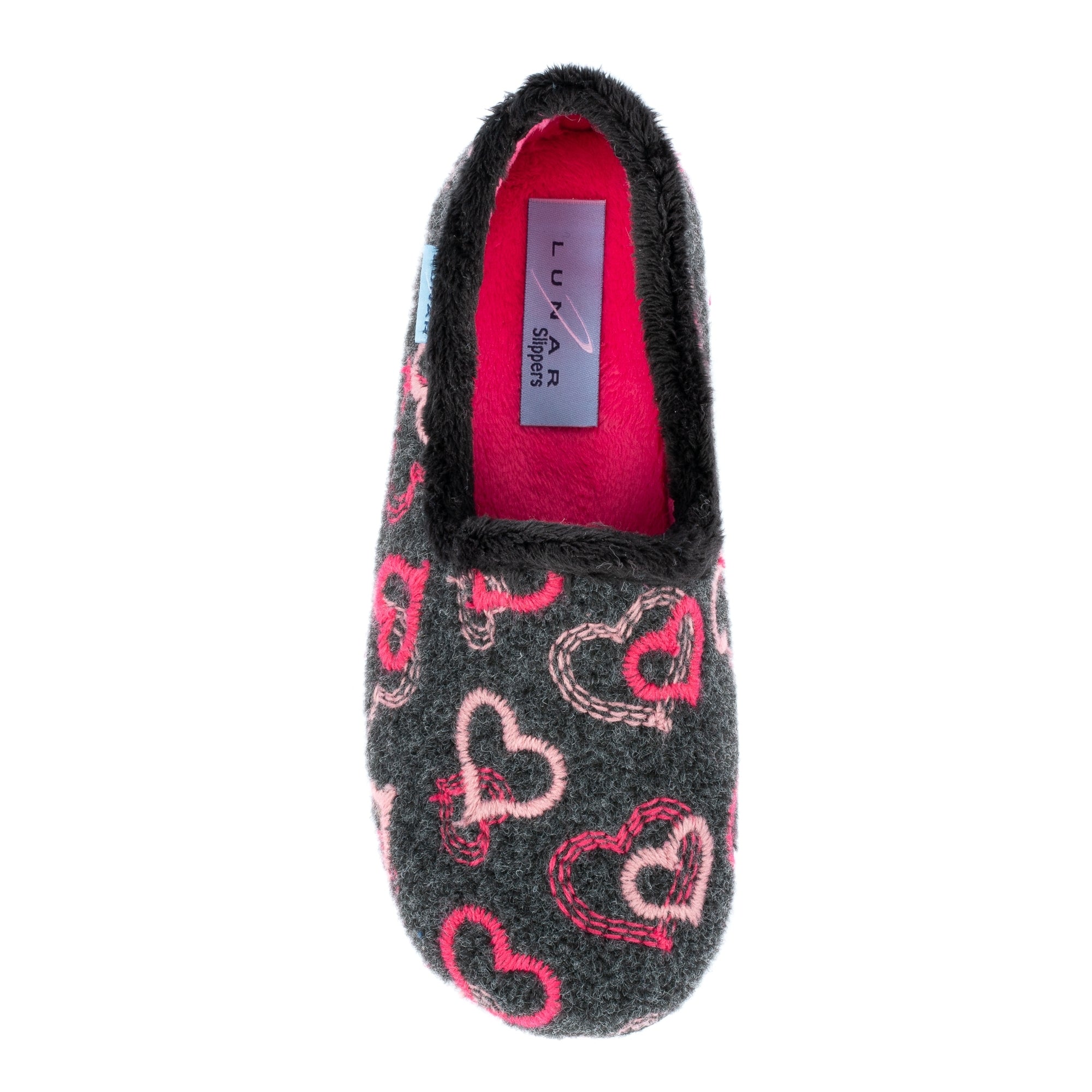 Jolly Black Heart Full Slipper
