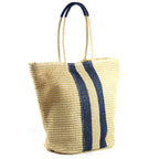 Magdalene Double Stripe Beach Bag