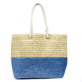 Surie Multi Blue Two Tone Beach Bag