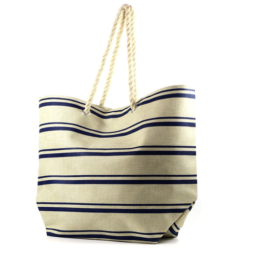 Cadence Multi Navy Beach Bag