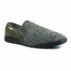 Harrison Grey Tweed Slipper