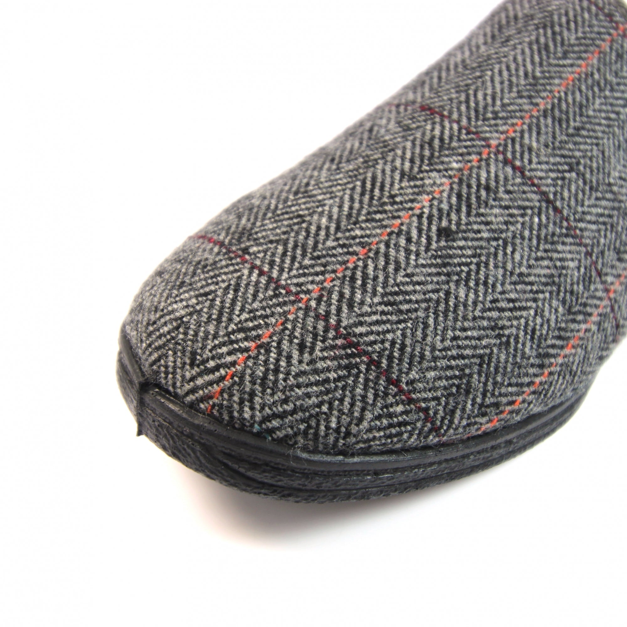 Harrison Grey Tweed Slipper