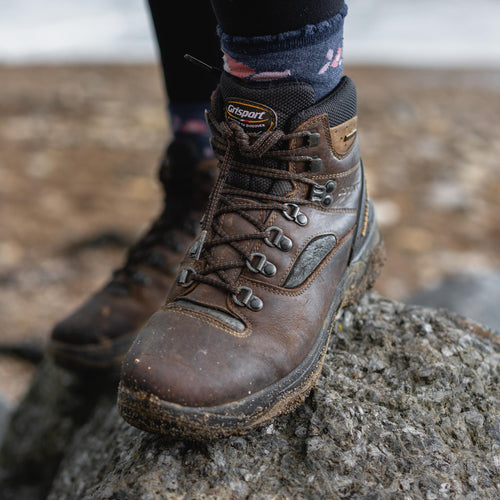 Quatro Brown Hiking Boot