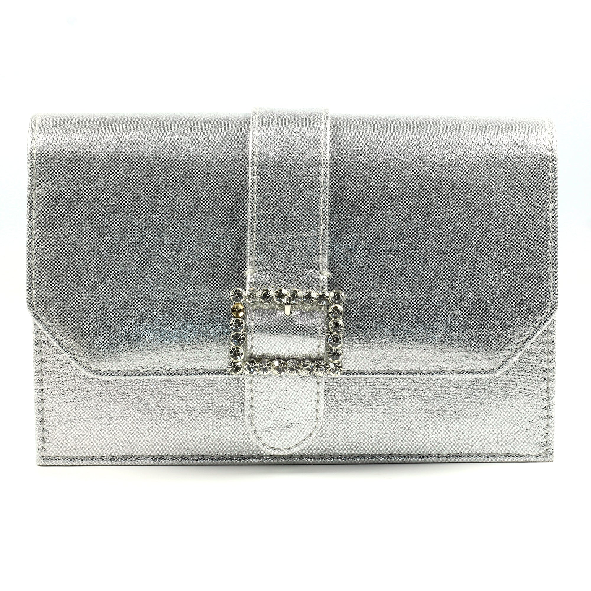 Trixabel Silver Satin Bag