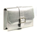 Trixabel Silver Satin Bag