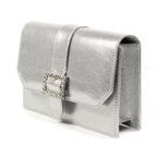 Trixabel Silver Satin Bag