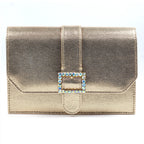Trixabel Gold Satin Bag