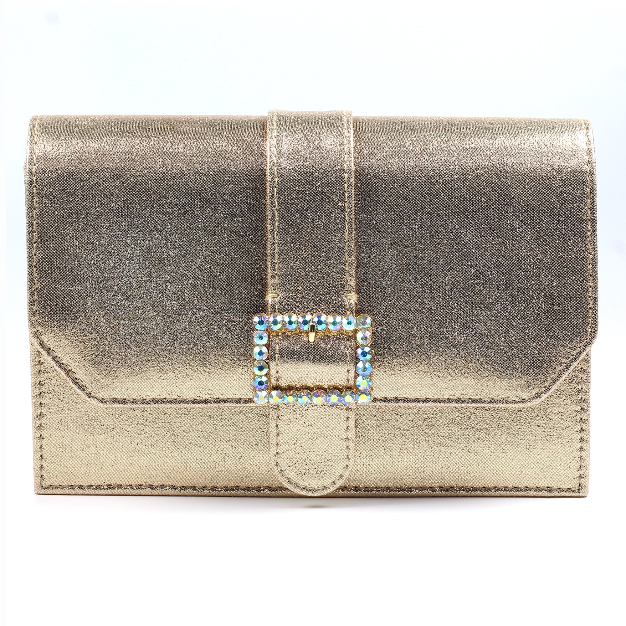 Trixabel Gold Satin Bag