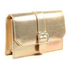 Trixabel Gold Satin Bag