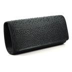 Lucia Black Satin Bag