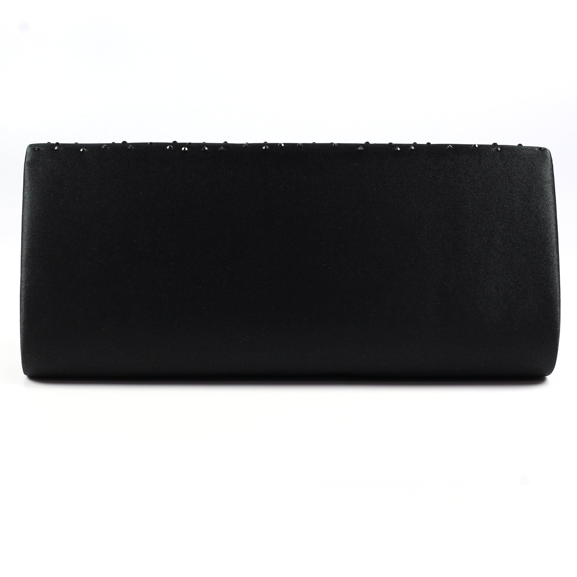 Lucia Black Satin Bag