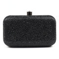 Regal Black Gemstone Clutch