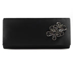 Ankara Black Satin Bag
