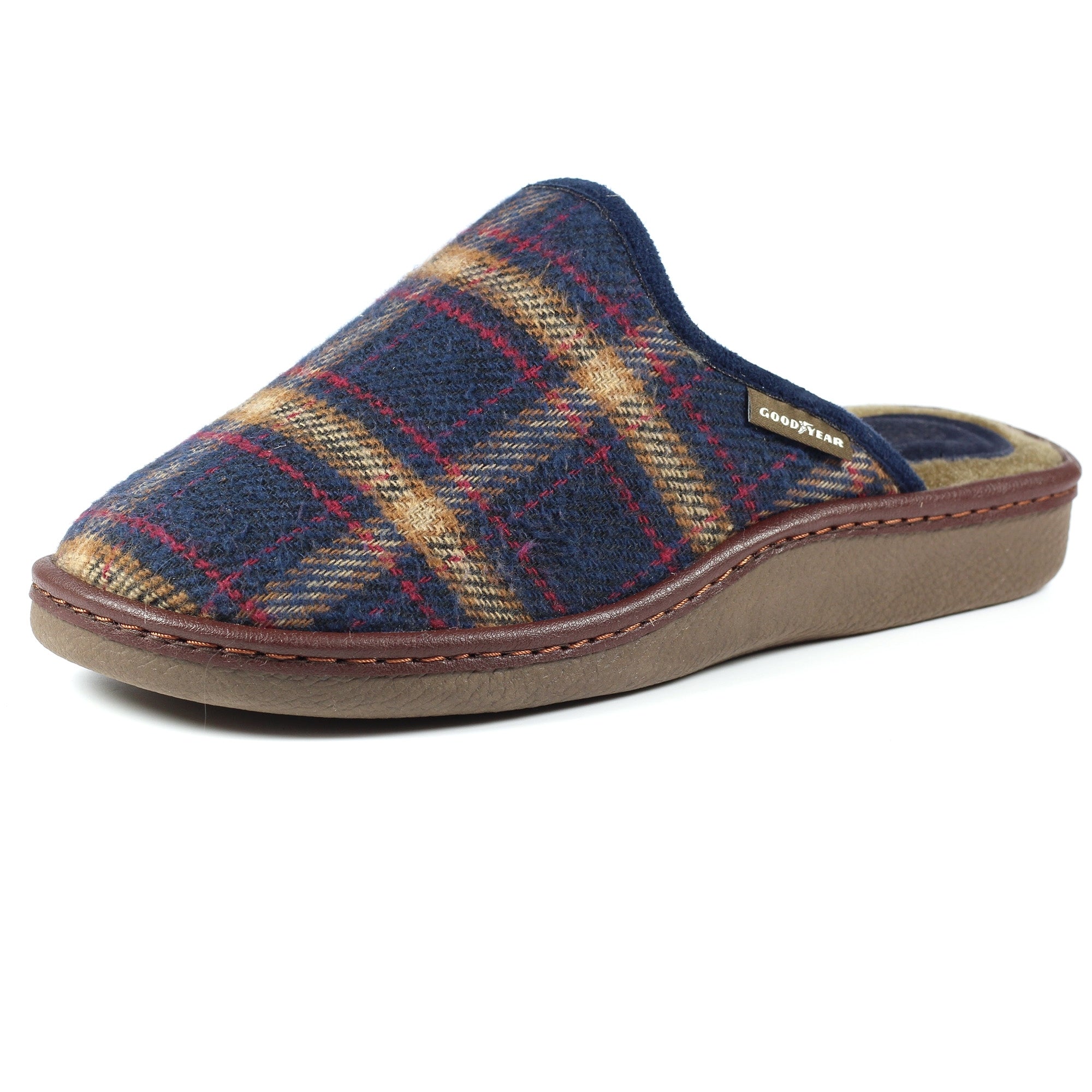 Frank Blue Mule Slipper