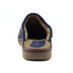Frank Blue Mule Slipper