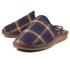 Frank Blue Mule Slipper