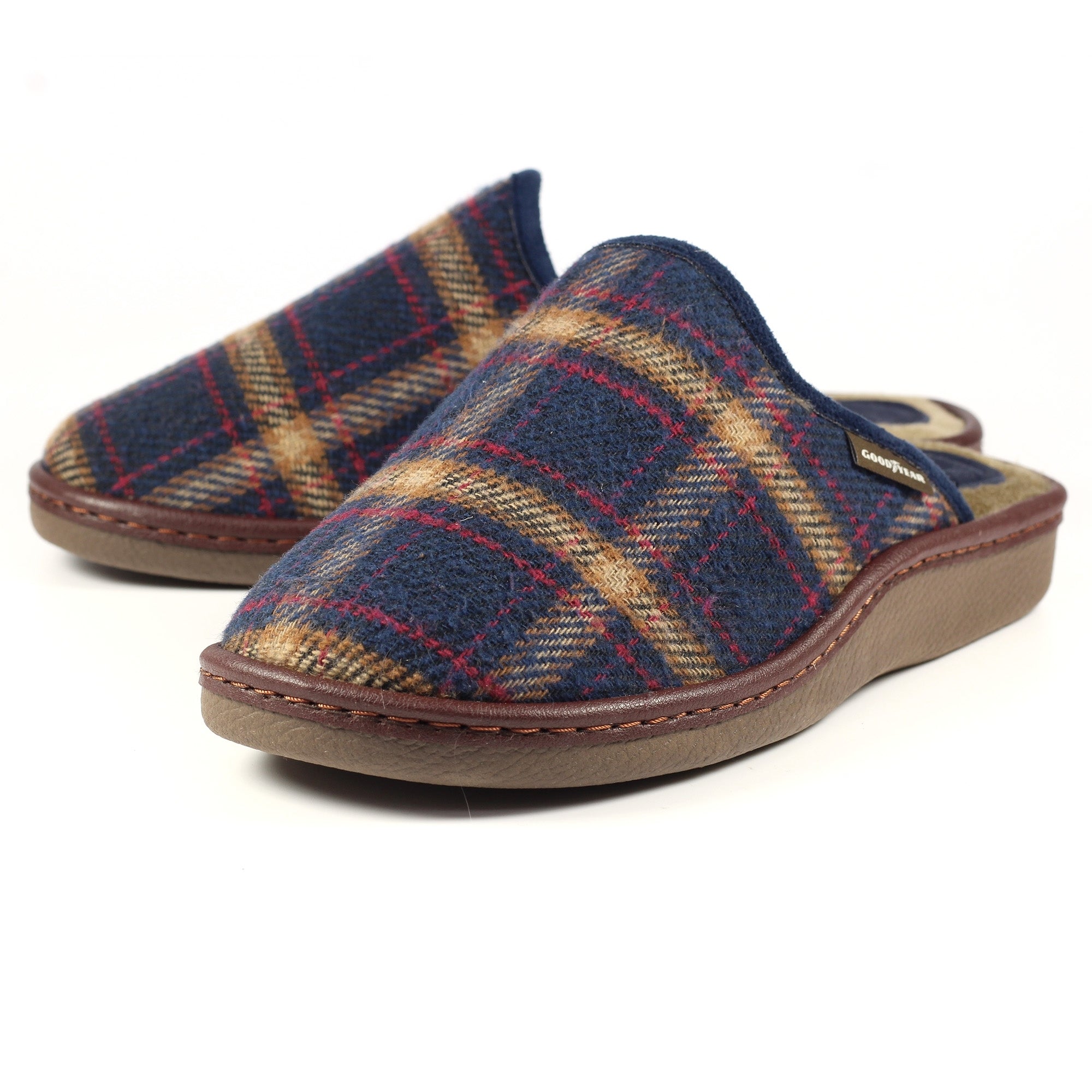 Frank Blue Mule Slipper