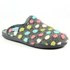 Montreal Grey Mule Slipper