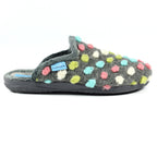 Montreal Grey Mule Slipper