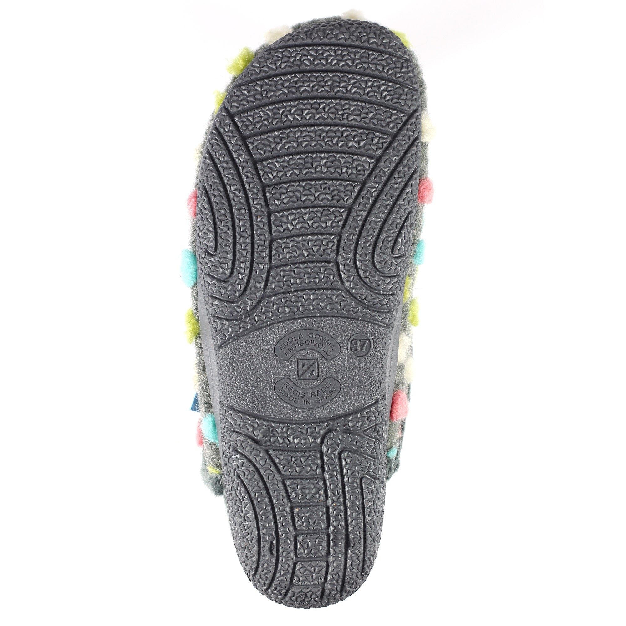 Montreal Grey Mule Slipper