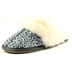 Dane Ocelot Suede Mule Slipper