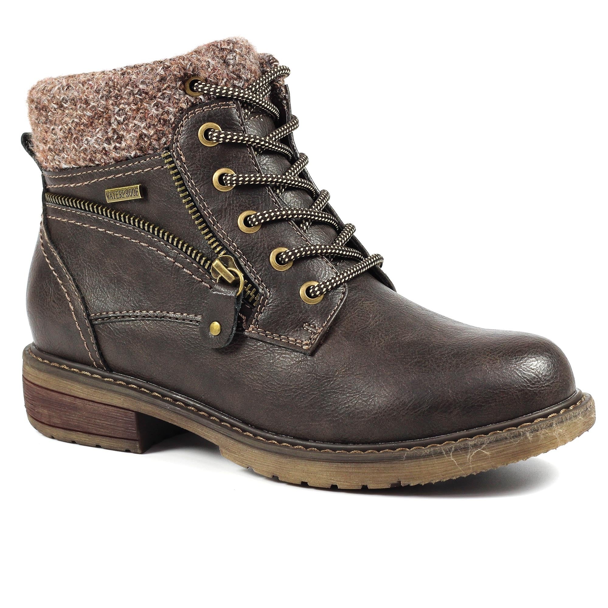 Benson III Brown Waterproof Boot