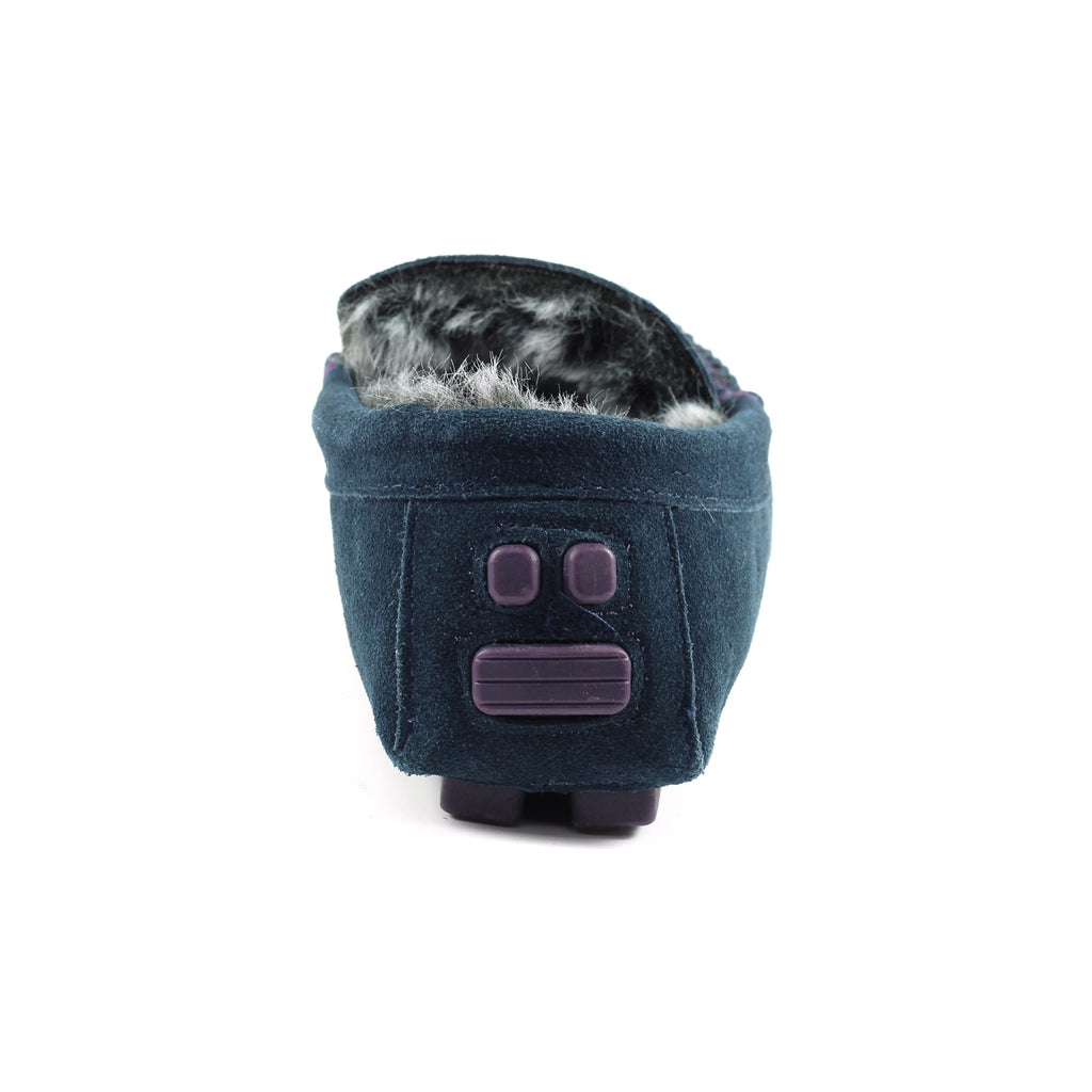 Percy II Blue Suede Slipper
