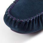 Percy II Blue Suede Slipper