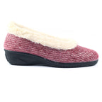 Marlene Burgundy Wedge Slipper