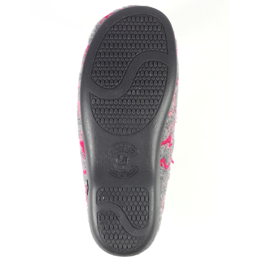 Jolly Grey Heart Full Slipper