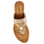 Ezra Rose Gold  Sandal