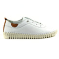 Flamborough White Leather Shoe