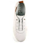 Flamborough White Leather Shoe