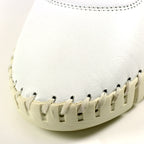 Flamborough White Leather Shoe