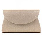 Sariyah Gold Glitter Clutch Bag