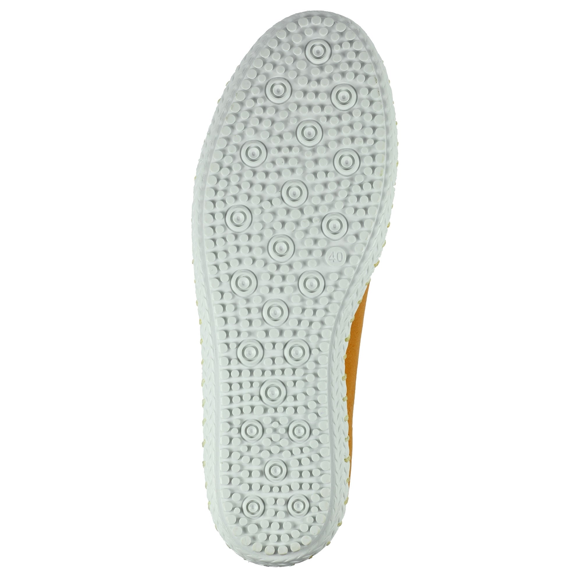 St. Ives Mustard Leather Plimsoll