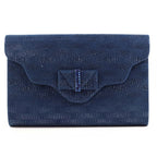 Mira Navy Clutch Bag