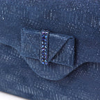 Mira Navy Clutch Bag