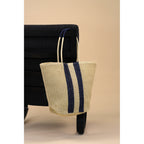 Magdalene Double Stripe Beach Bag