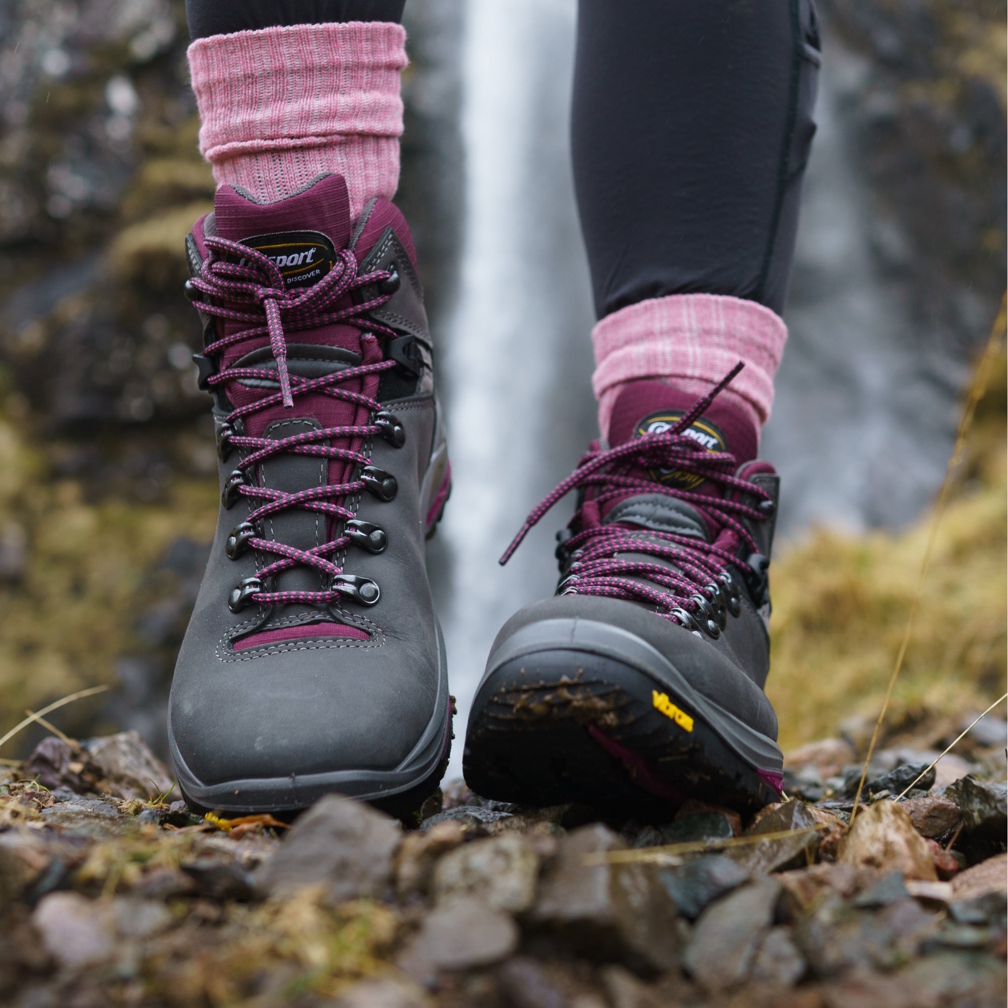 Lady Glide Grey Waterproof Hiking Boot