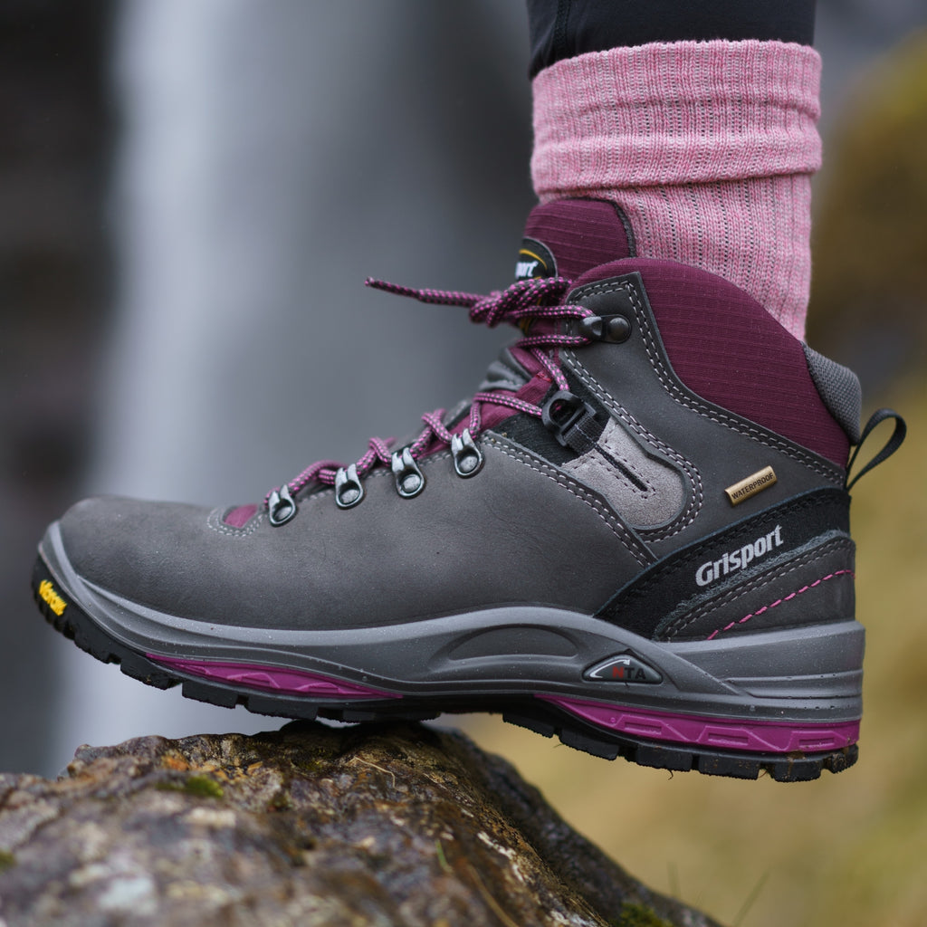 Lady Glide Grey Waterproof Hiking Boot