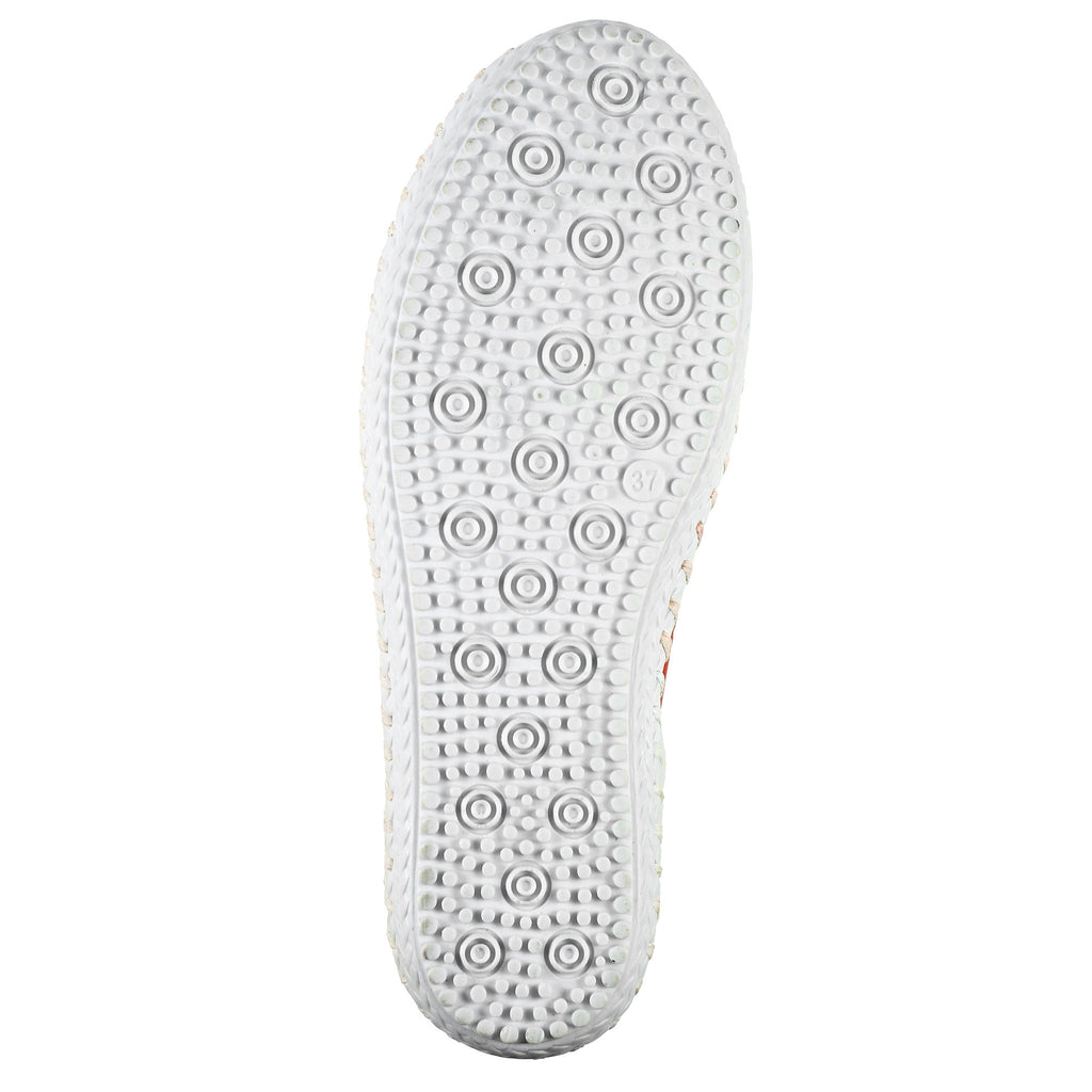 St. Ives Orange Leather Plimsoll