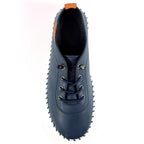 St. Ives Blue Leather Plimsoll