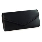 Janelle Black Satin Bag